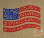 Scroll Flag Embroidery | Machine Embroidery Designs by JuJu