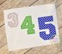 I2S Varsity Numbers Applique | Machine Embroidery Designs by JuJu