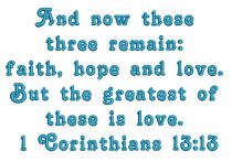 1 Corinthians 13:13