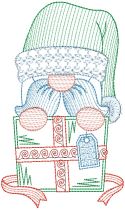 Christmas Greeting Cards Set 3 Digital Machine Embroidery Designs by JuJu