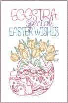 Spring Greeting Cards 2 | Machine Embroidery Designs by JuJu