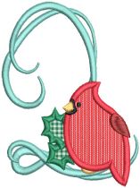 Christmas Script Numbers Machine Embroidery Designs by JuJu
