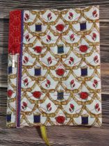 Quilted Standard Composition Notebook Covers Set 4 | Machine Embroidery Designs by JuJu