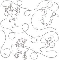 Nursery 2 End-to-End Quilting | Machine Embroidery Designs by JuJu