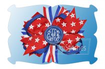 Circle Monogram Snap Clip Mini In The Hoop | Machine Embroidery Designs by JuJu