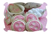 Play Food Tea Cookies | Machine Embroidery Designs by JuJu