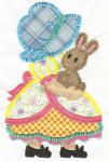 Jumbo Easter Sunbonnets Applique Machine Embroidery Designs by JuJu 