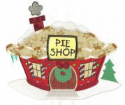 Jumbo North Pole Village Applique Set 1 Machine Embroidery Designs by JuJu 