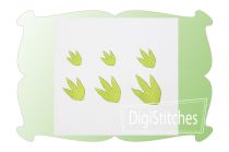 Dinosaur Track Minis | Machine Embroidery Designs by JuJu
