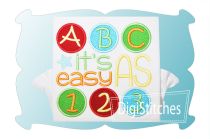 Easy As ABC 123 Applique | Machine Embroidery Designs by JuJu