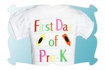 First Day of Pre-K | Machine Embroidery Designs by JuJu