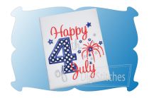 Happy 4th of July | Machine Embroidery Designs by JuJu