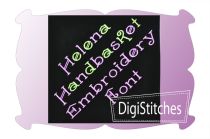 Helena Handbasket Embroidery Font | Machine Embroidery Designs by JuJu