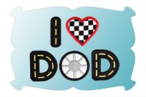 I Love Dad Applique | Machine Embroidery Designs by JuJu