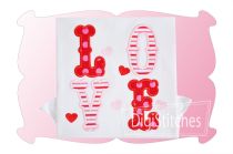 Love Valentines Applique | Machine Embroidery Designs by JuJu