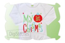 My First Christmas 2 Applique | Machine Embroidery Designs by JuJu