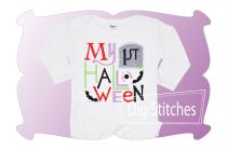 My First Halloween Boy Applique | Machine Embroidery Designs by JuJu
