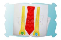 Tie and Suspenders Applique | Machine Embroidery Designs by JuJu