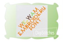 Wigwam Embroidery Font | Machine Embroidery Designs by JuJu