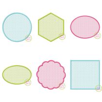Basic Shapes Motif Embroidery Set