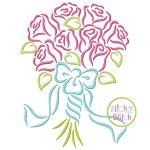 Bouquet Embroidery | Machine Embroidery Designs by JuJu