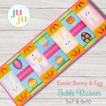 ITH Easter Bunny And Egg Table Runner