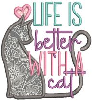 Cat Lovers Word Art 1
