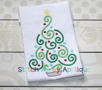 Christmas Tree Swirly