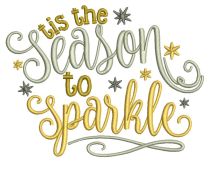 Christmas Word Art Set 4 Machine Embroidery Designs by JuJu