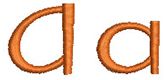 Falling Slowly Font Machine Embroidery Designs by JuJu