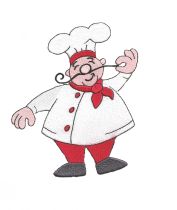 Bon Appetit Chefs Filled Set 2 Machine Embroidery Designs by JuJu