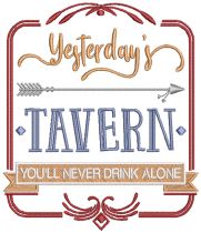 Bar and Pub Signs Digital Machine Embroidery Designs by JuJu