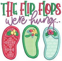 Beach Christmas Word Art Digital Embroidery Designs by JuJu
