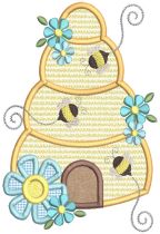 Busy Bees | Machine Embroidery Designs by JuJu