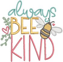 Busy Bees Word Art 1 | Machine Embroidery Designs by JuJu