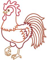 Chicken Line Art
