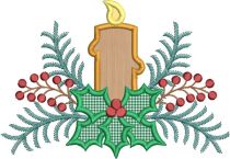 Christmas Time 1 | Machine Embroidery Designs by JuJu