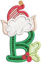 Christmas Elf Alphabet | Machine Embroidery Designs by JuJu