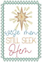 Christmas Greeting Cards 14  | Machine Embroidery Designs by JuJu