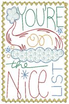 Christmas Greeting Cards 23 | Machine Embroidery Designs by JuJu