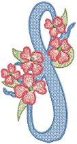 Dogwood Numbers | Machine Embroidery Designs by JuJu