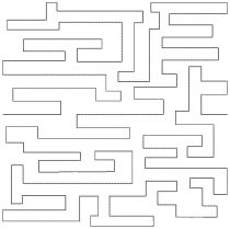 Maze End-to-End Quilting Embroidery Design