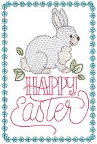 Easter Greeting Cards | Machine Embroidery Designs by JuJu