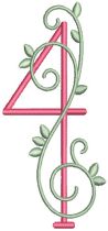 Esmerelda Numbers | Machine Embroidery Designs by JuJu