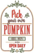 Farm Fresh Autumn 2 | Machine Embroidery Designs by JuJu