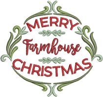 Farm Fresh Christmas 15 | Machine Embroidery Designs by JuJu