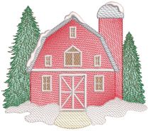 Farmhouse Christmas 3 | Machine Embroidery Designs by JuJu