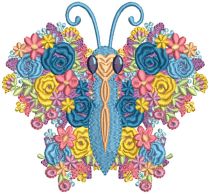 Floral Critters | Machine Embroidery Designs by JuJu
