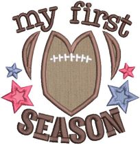 Football Word Art 4 | Machine Embroidery Designs by JuJu