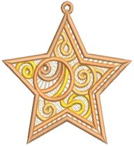 Free Standing Lace Christmas 5 | Machine Embroidery Designs by JuJu